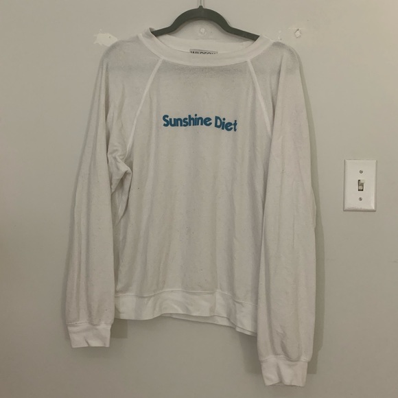 Wildfox Sunshine Diet Summers Sweatshirt - Picture 2 of 4